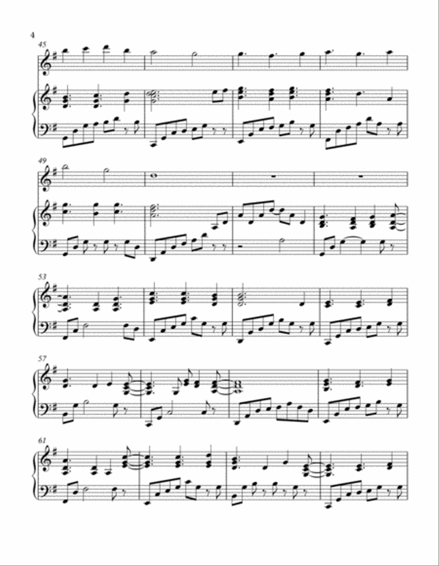 For the Beauty of the Earth (Flute and Piano) Flute Solo scores gallery preview page 5
