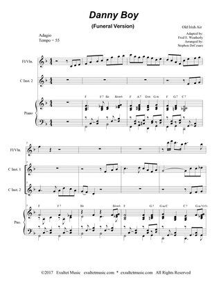 Danny Boy (Funeral Version) (Duet for C-Instruments)