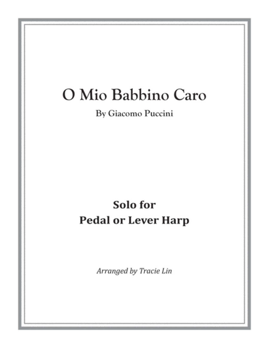 O Mio Babbino Caro by Puccini - Harp Solo