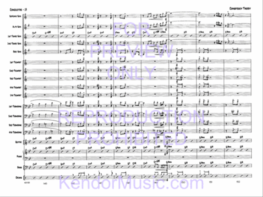 Conspiracy Theory Jazz Ensemble scores gallery preview page 21