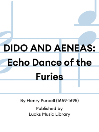 Book cover for DIDO AND AENEAS: Echo Dance of the Furies