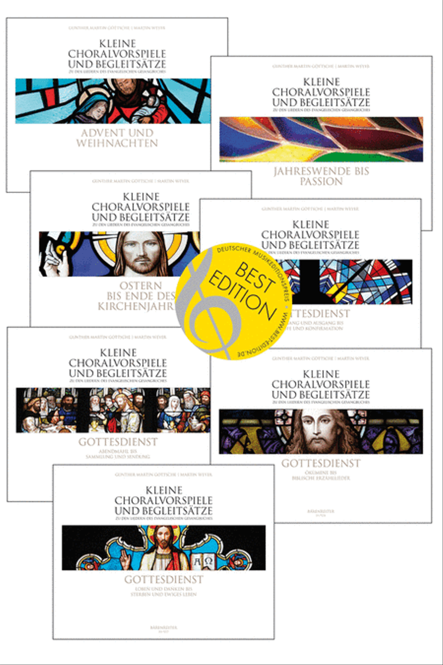 Kleine Choralvorspiele und Begleitsätze zu den Liedern des Evangelischen Gesangbuches Organ scores gallery preview page 1