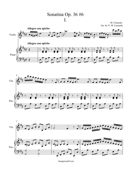 Sonatina Op. 36 #6