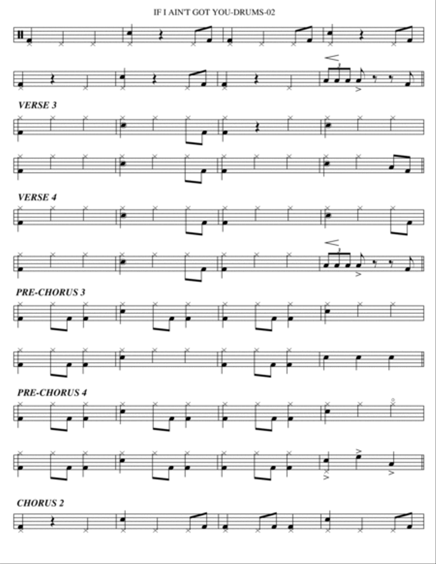 If I Ain't Got You Tenor Saxophone scores gallery preview page 6