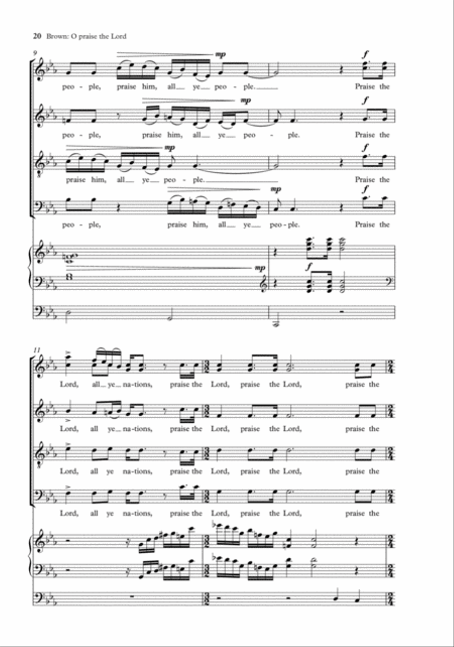 The Oxford Book of Choral Music by Black Composers 4-Part scores gallery preview page 6