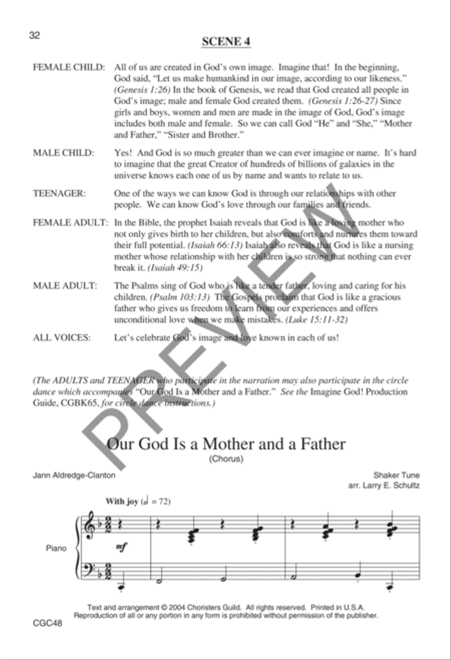 Imagine God! Preview Kit (Score & CD) Choir scores gallery preview page 18