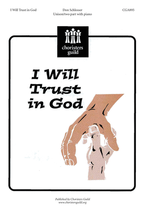 Book cover for I Will Trust in God
