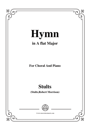 Book cover for Stults-The Story of Christmas,No.10,Hymn,As with Gladness Men of Old,in A flat Major,for Choral&Pian
