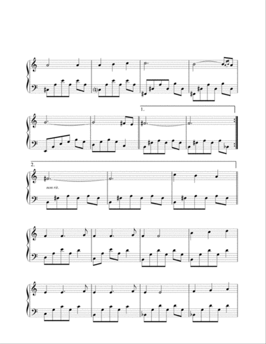 The Unforgetting Heart Piano Solo scores gallery preview page 3