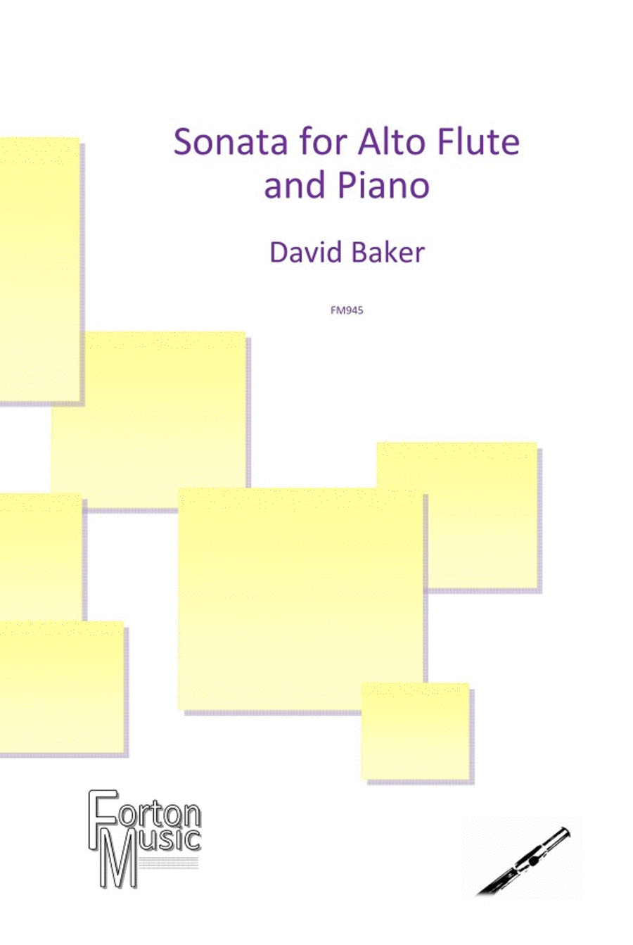Sonata for Alto Flute and Piano Flute scores gallery preview page 1
