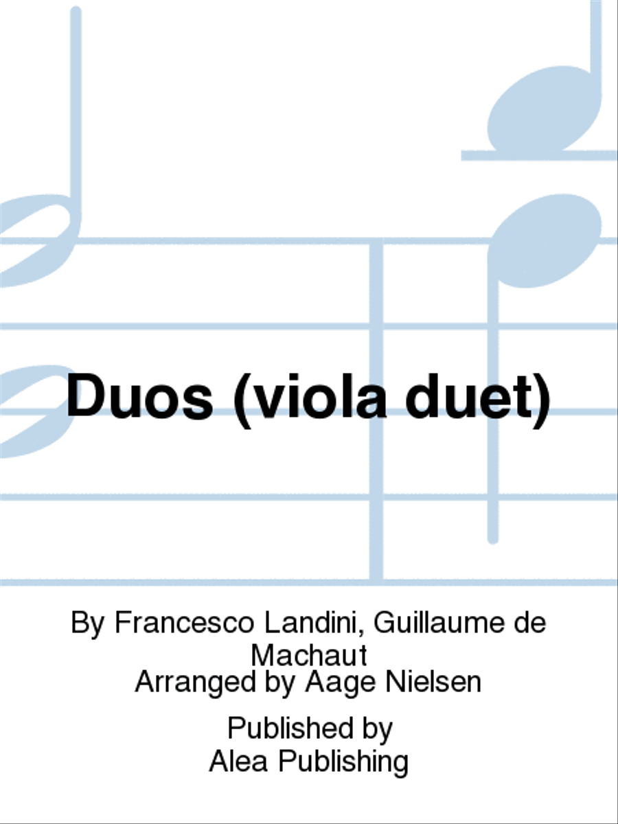 Duos (viola duet) String Duet scores gallery preview page 1