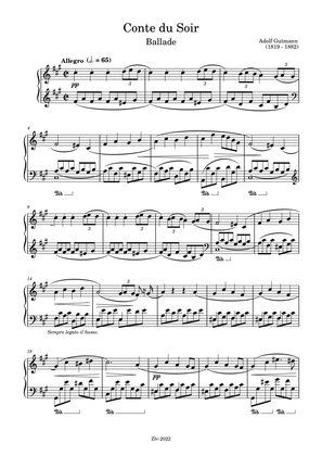 Ballade in F♯ Minor "Conte du soir", Op.50 – Adolf Gutmann