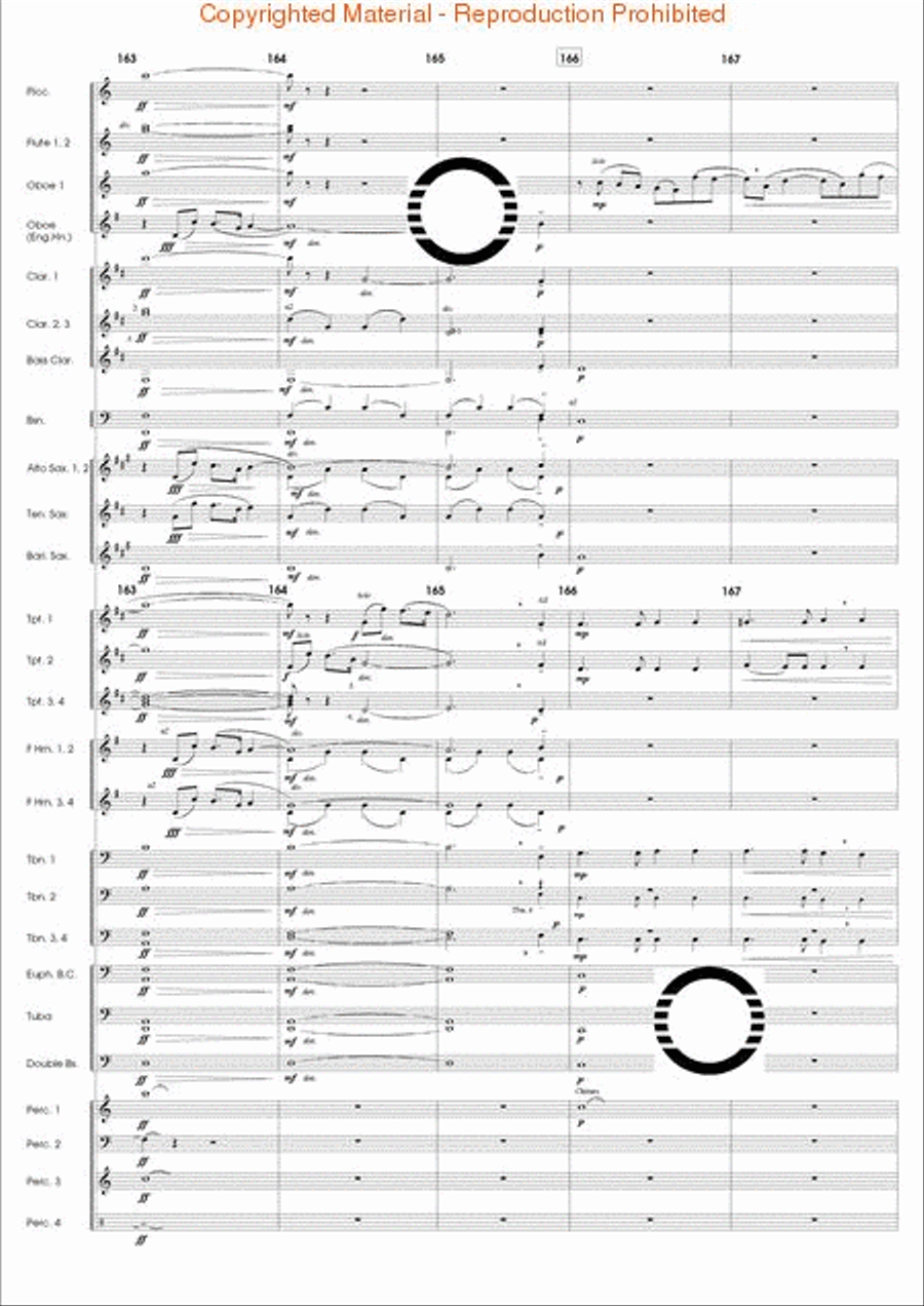 The Eagle's Flight Concert Band scores gallery preview page 33