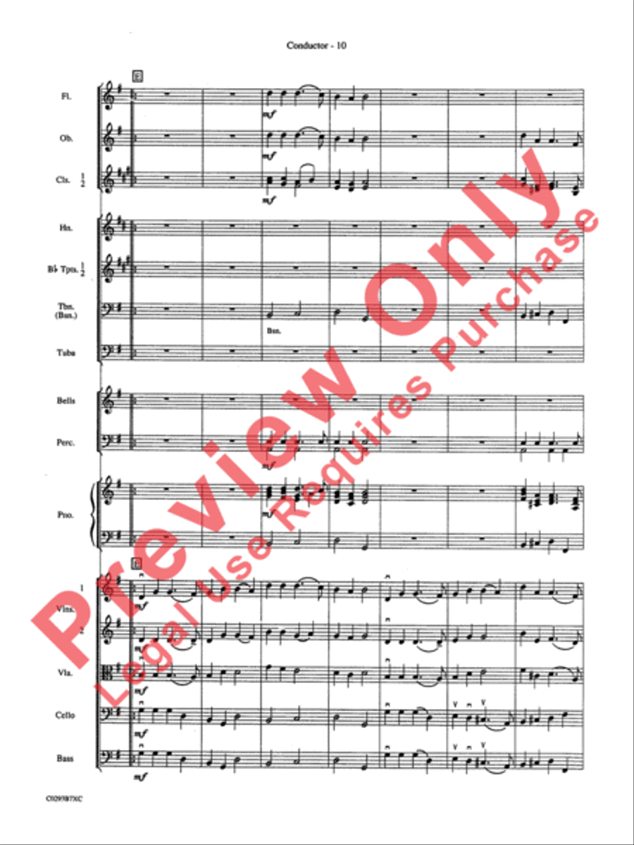 Christmas Sing-a-Long Full Orchestra scores gallery preview page 13