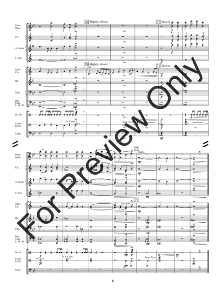Irish Fantasy (Score) Concert Band scores gallery preview page 8