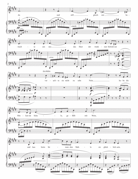 STRAUSS: Heimliche Aufforderung, Op. 27 no. 3 (transposed to E major)