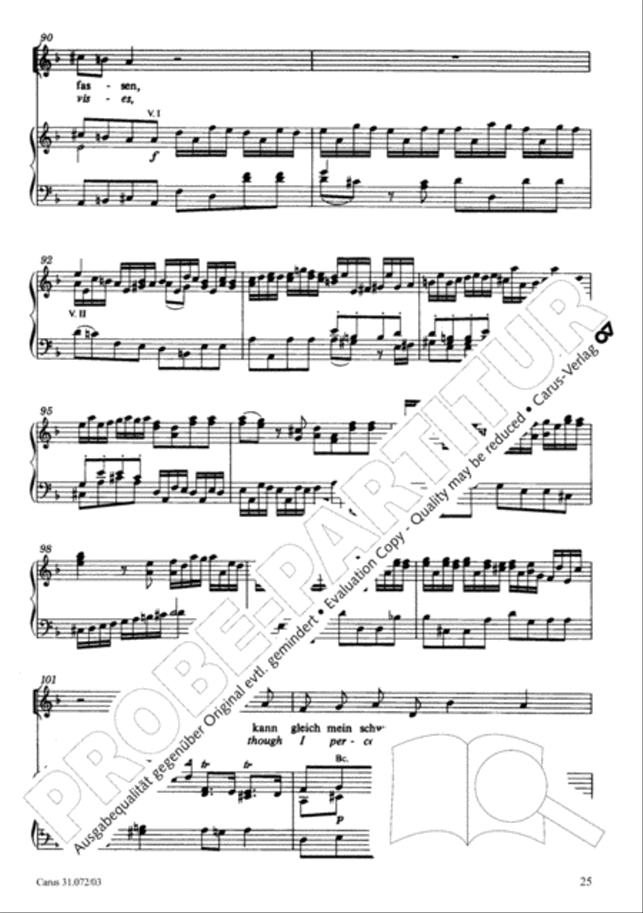 All cantate be by God's commandment (Alles nur nach Gottes Willen) 4-Part scores gallery preview page 26