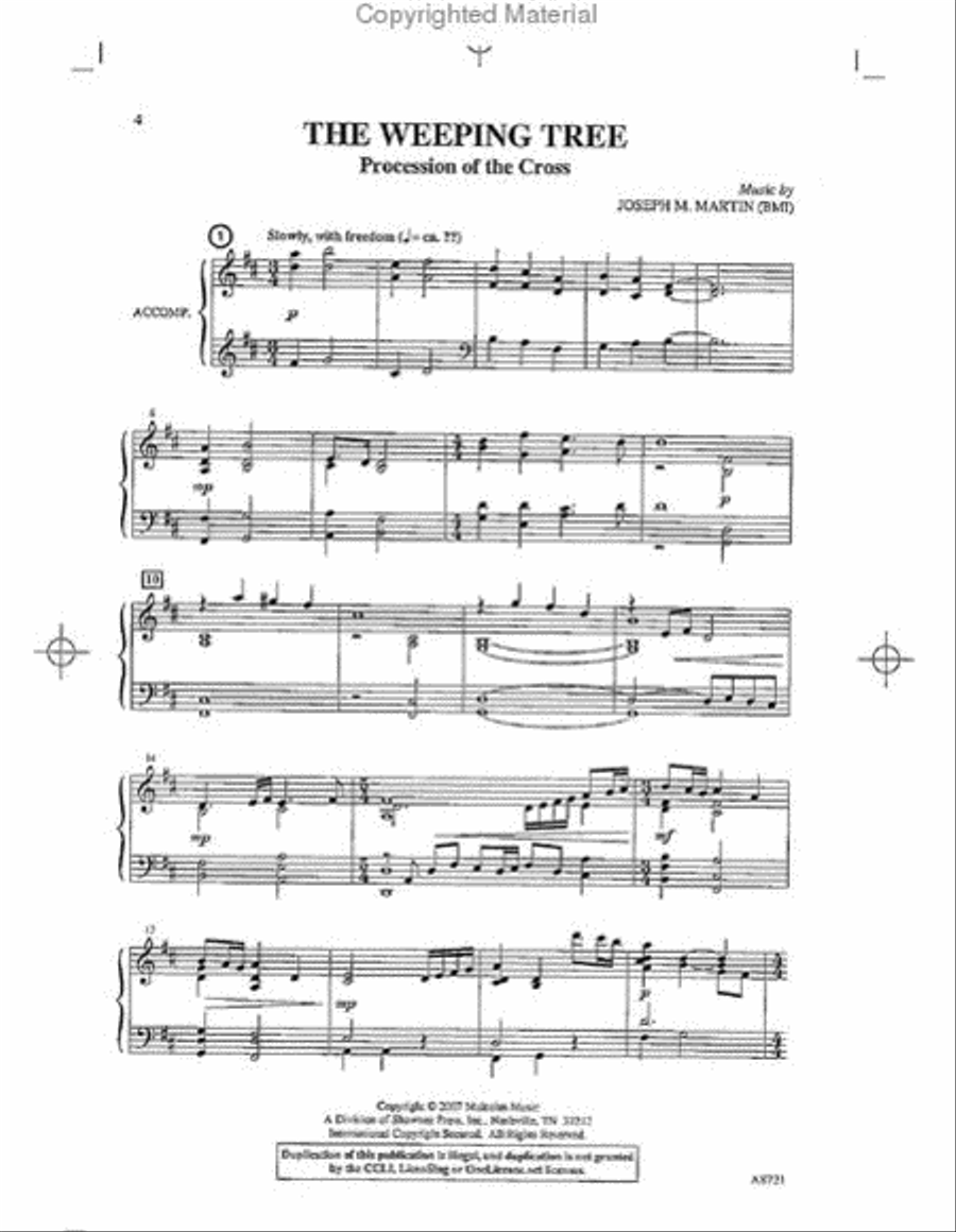 The Weeping Tree 4-Part scores gallery preview page 6