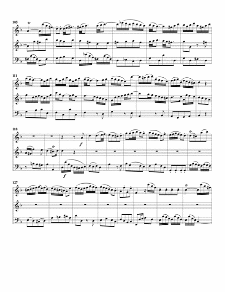 Aria: Erleucht' auch meine finstre Sinnen from: Weihnachts-Oratorium, BWV 248 (arrangement for 3 re