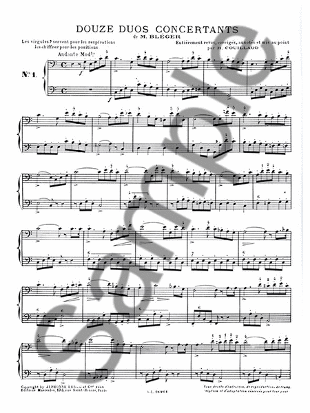 12 Duos Concertants - 2 Trombones