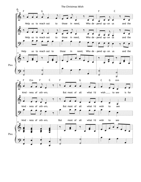The Christmas Wish (SAB/3-Part Chorus) image number null