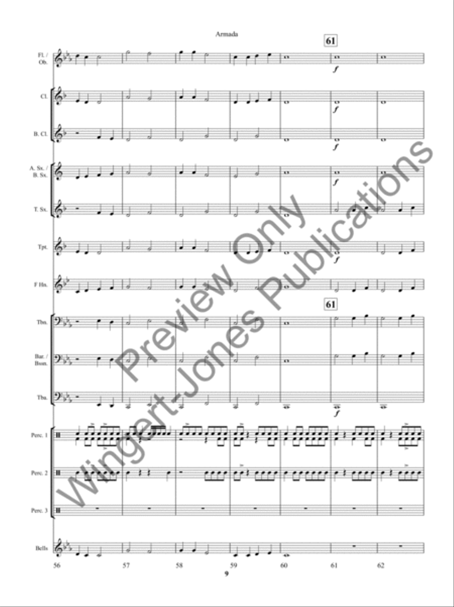 Armada Concert Band scores gallery preview page 12
