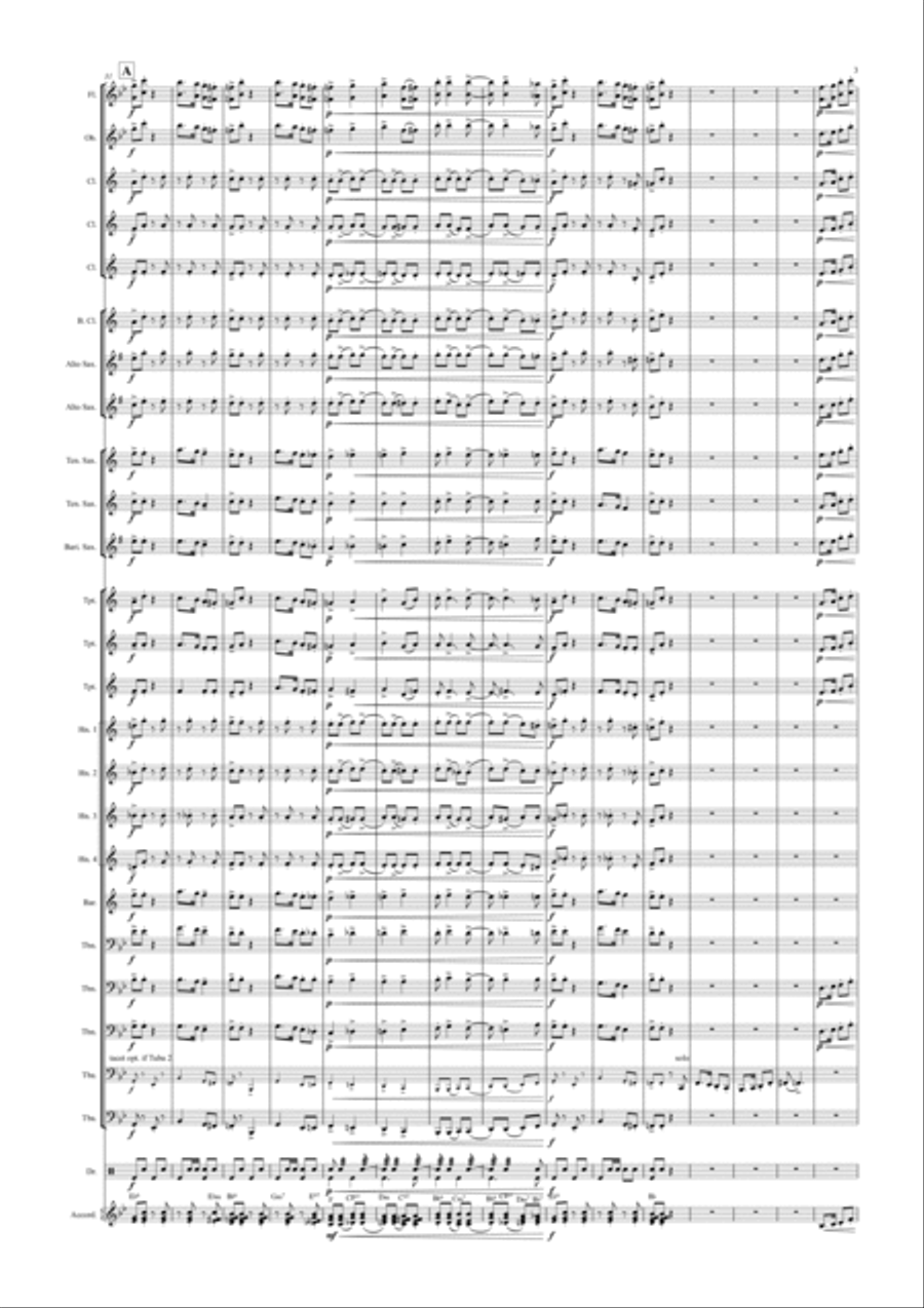 Tuba Galopp - Octoberfest - Concert Band - Tuba Solo Concert Band scores gallery preview page 3