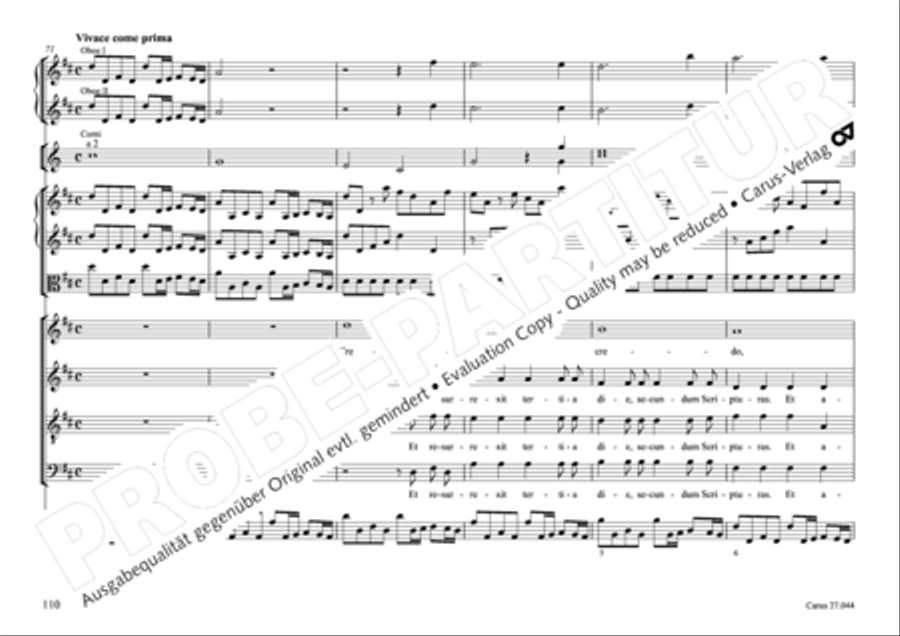 Messa per il Santissimo Natale 4-Part scores gallery preview page 101
