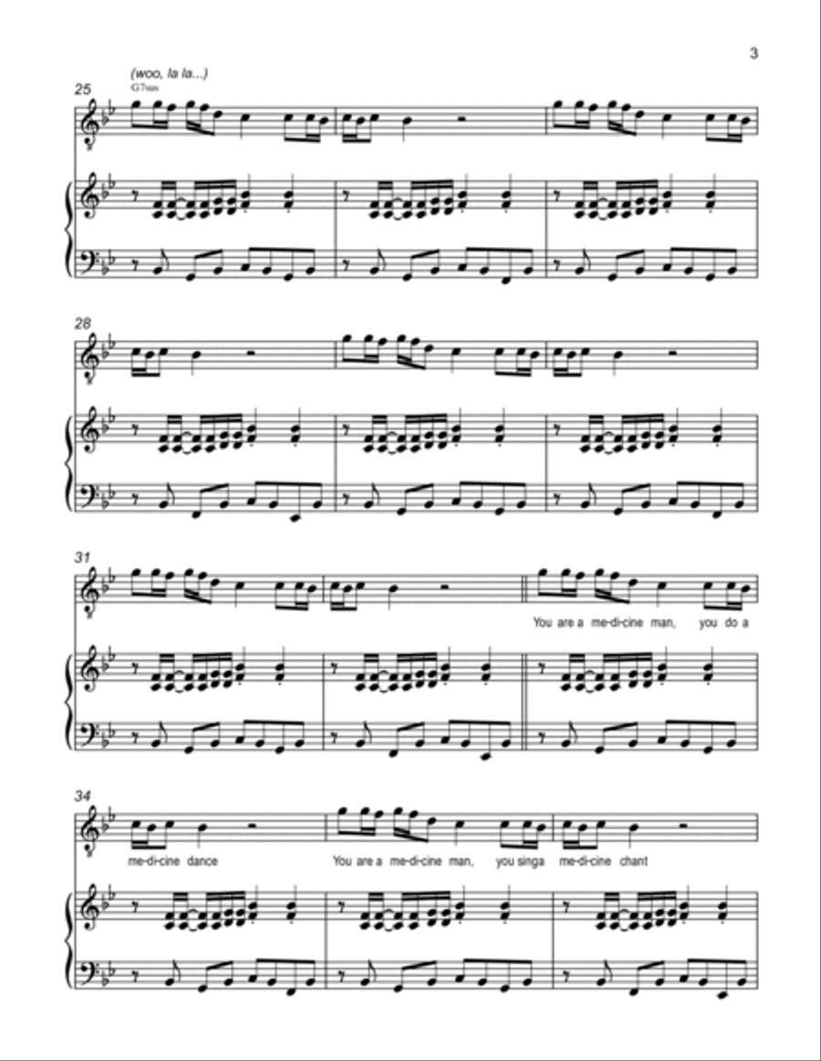 Medicine Man Voice scores gallery preview page 3