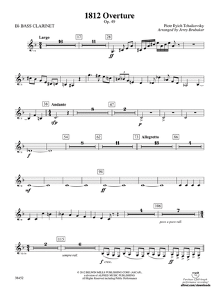 1812 Overture: B-flat Bass Clarinet