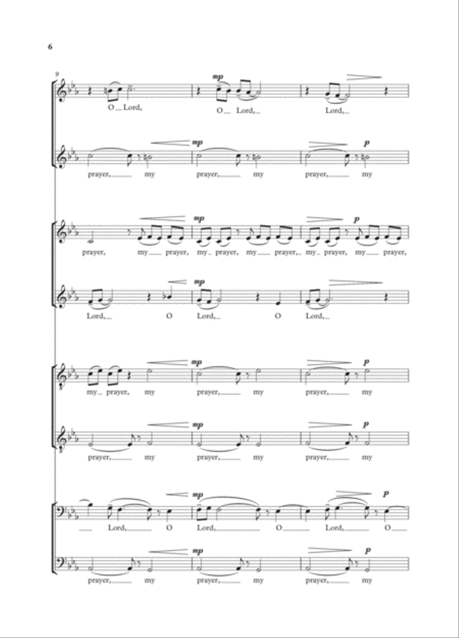 My prayer 4-Part scores gallery preview page 6