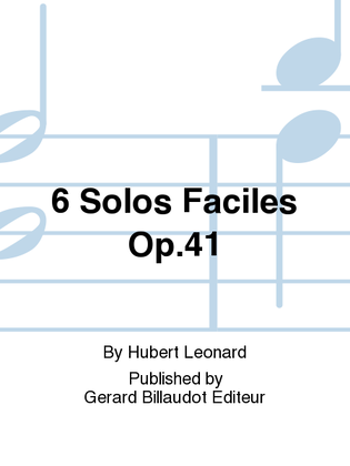 6 Solos Faciles Op. 41