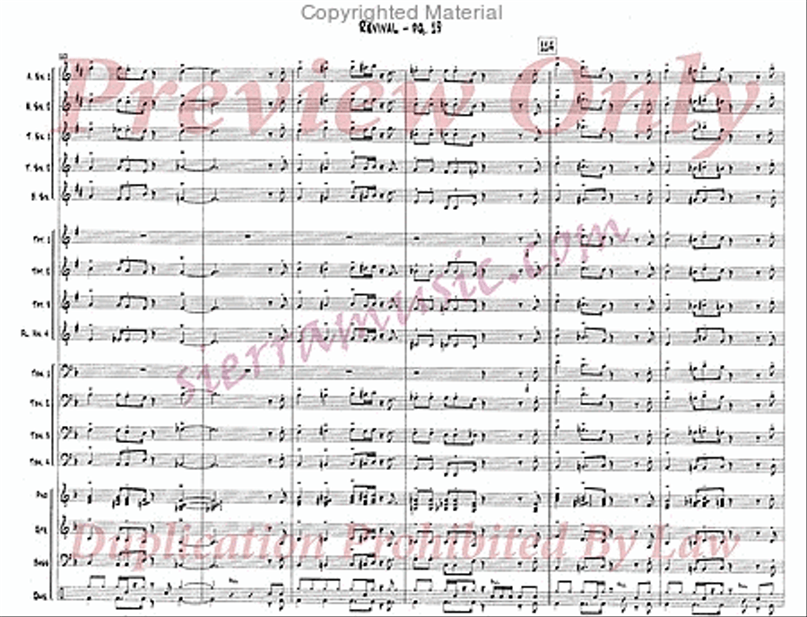 Revival Revival Jazz Ensemble scores gallery preview page 20