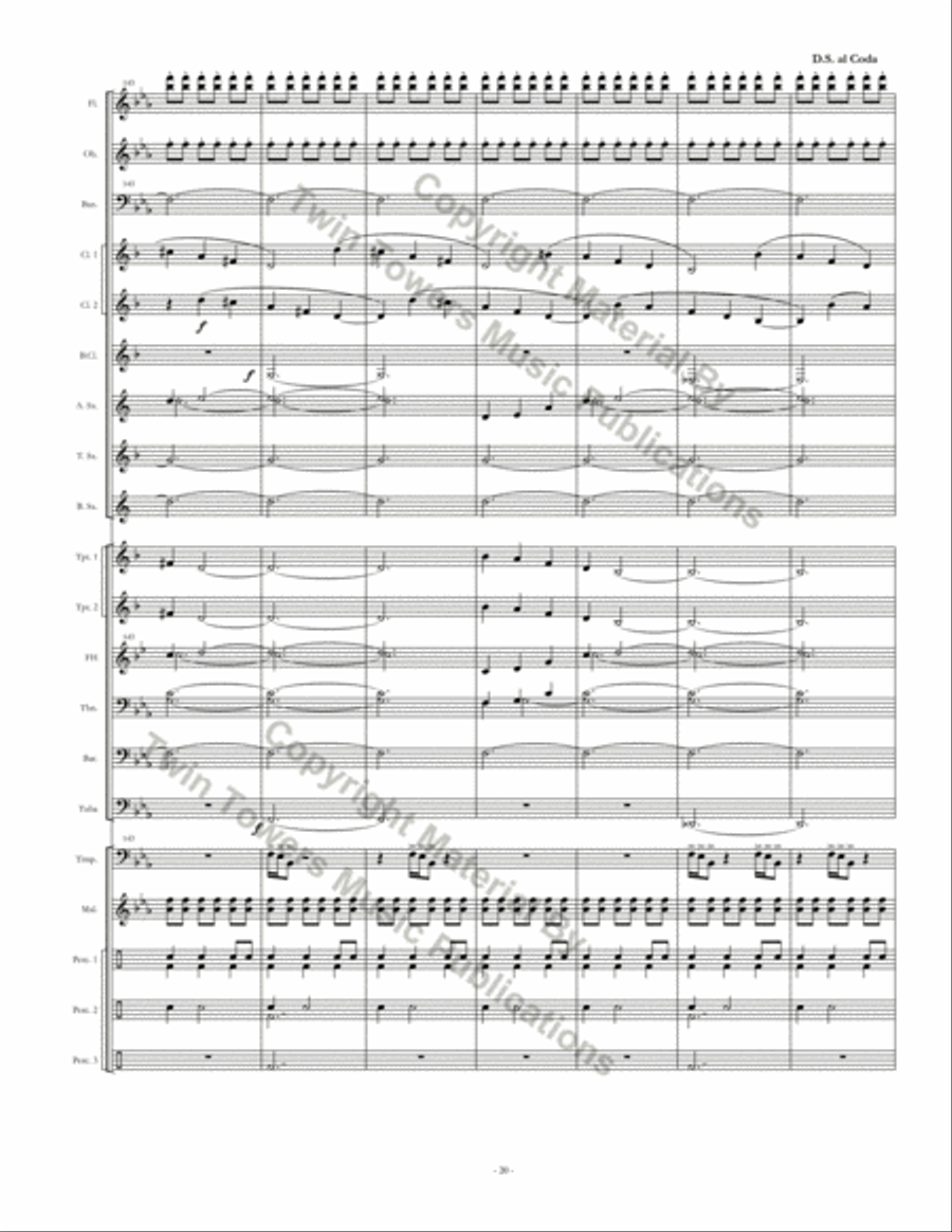 Monuments Monuments Concert Band scores gallery preview page 21