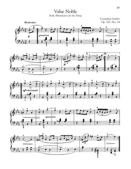 Valse Noble, Op. 101, No. 14