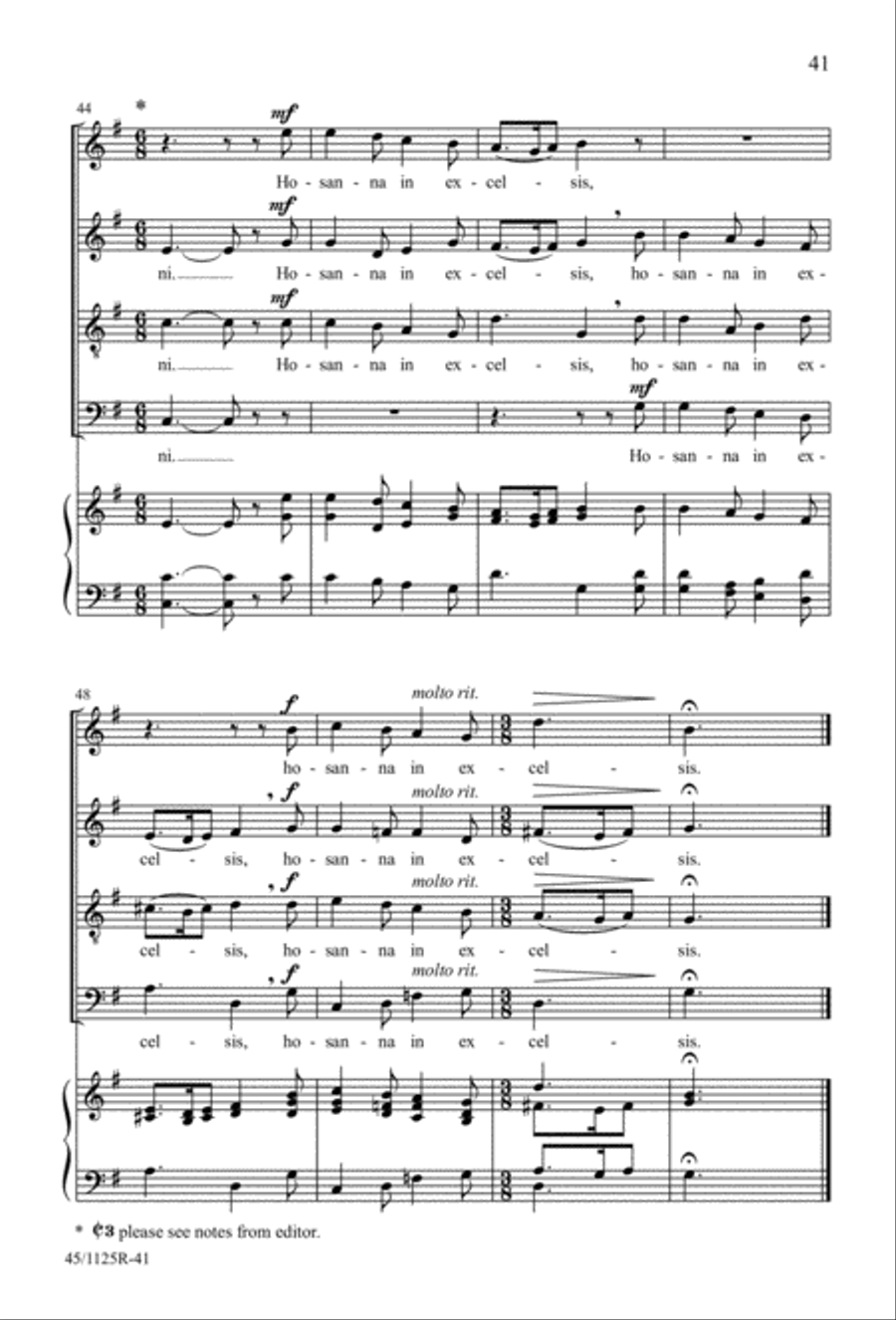 Missa super Dixit Maria Missa super Dixit Maria 4-Part scores gallery preview page 43