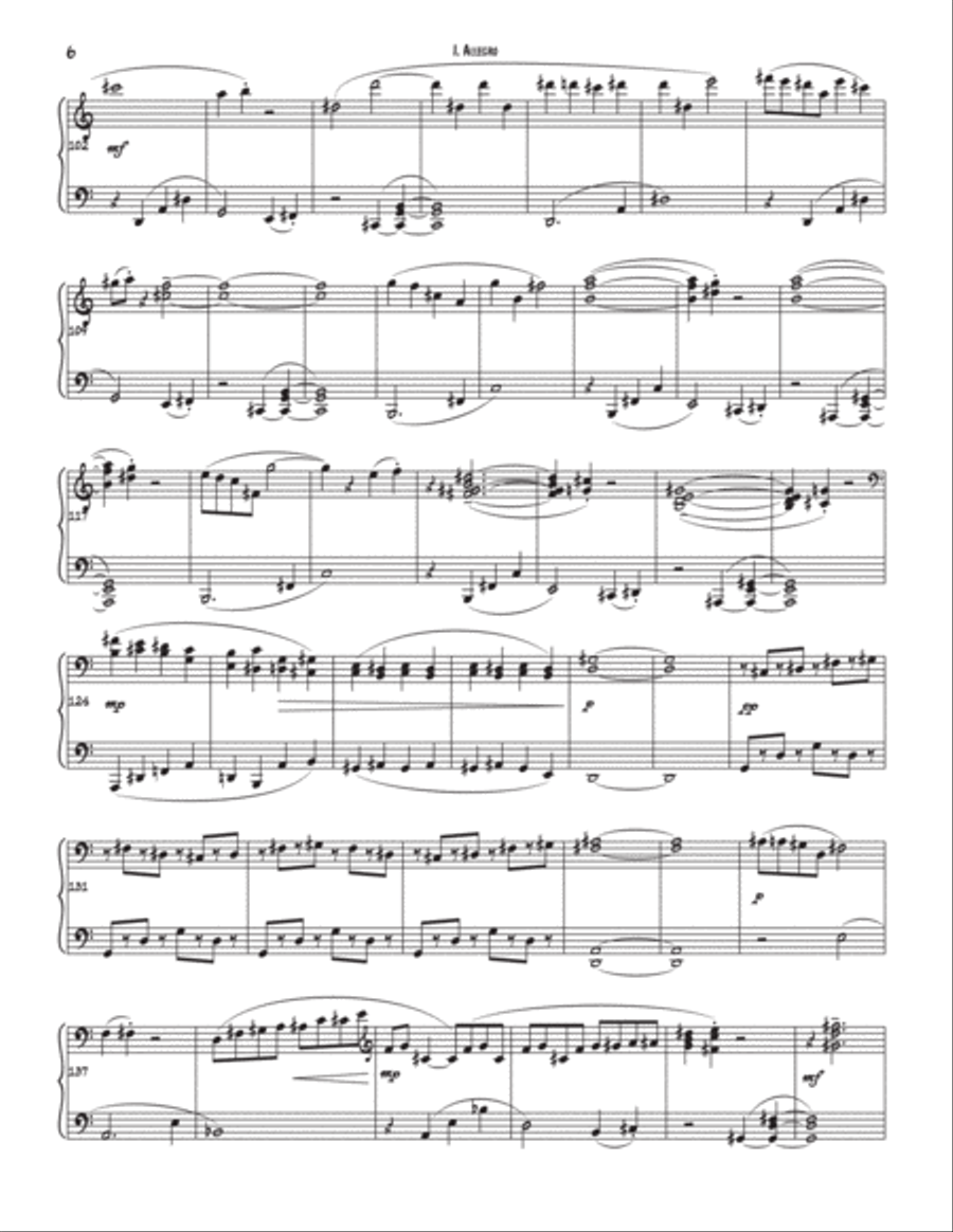 Sonata 2020 for solo piano Piano Solo scores gallery preview page 6