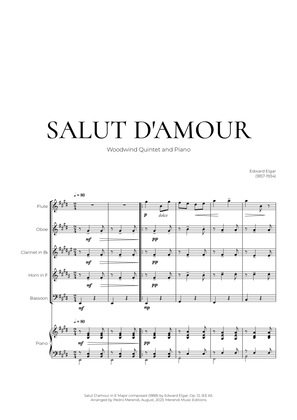 Salut D’amour (Woodwind Quintet and Piano) - Edward Elgar