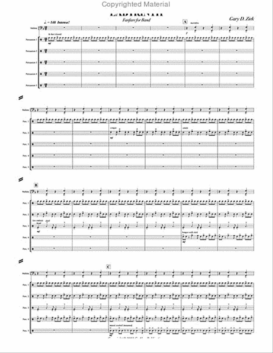 Labyrinth Concert Band scores gallery preview page 2