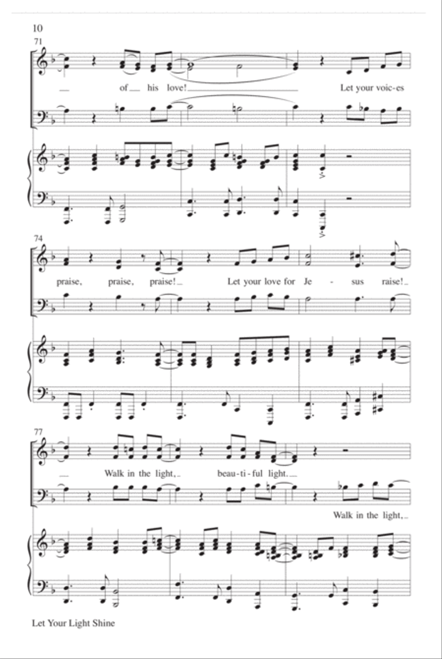 Easy Anthems, Vol. 8 Choir scores gallery preview page 12