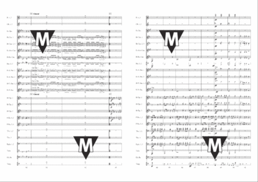 Ecce sacerdos Concert Band scores gallery preview page 7
