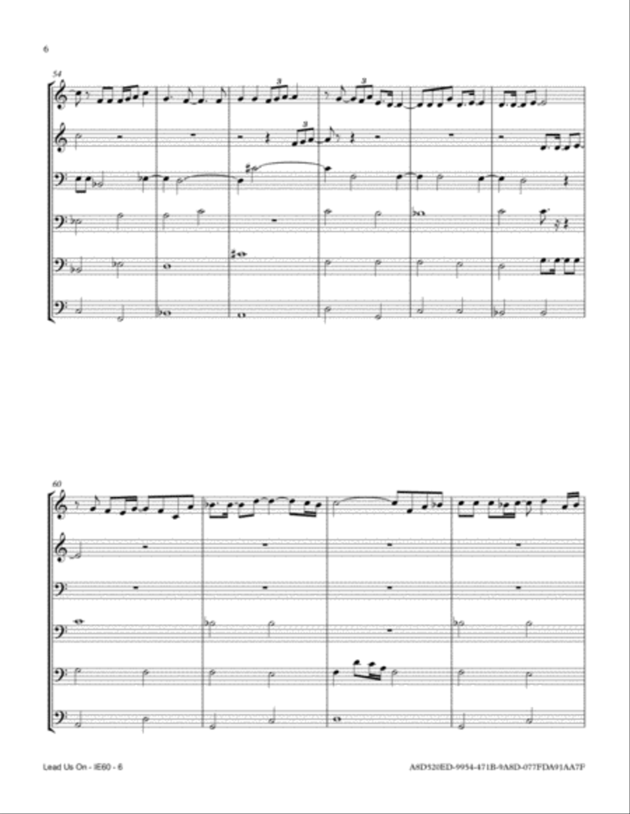 Lead Us On Lead Us On Small Ensemble scores gallery preview page 6