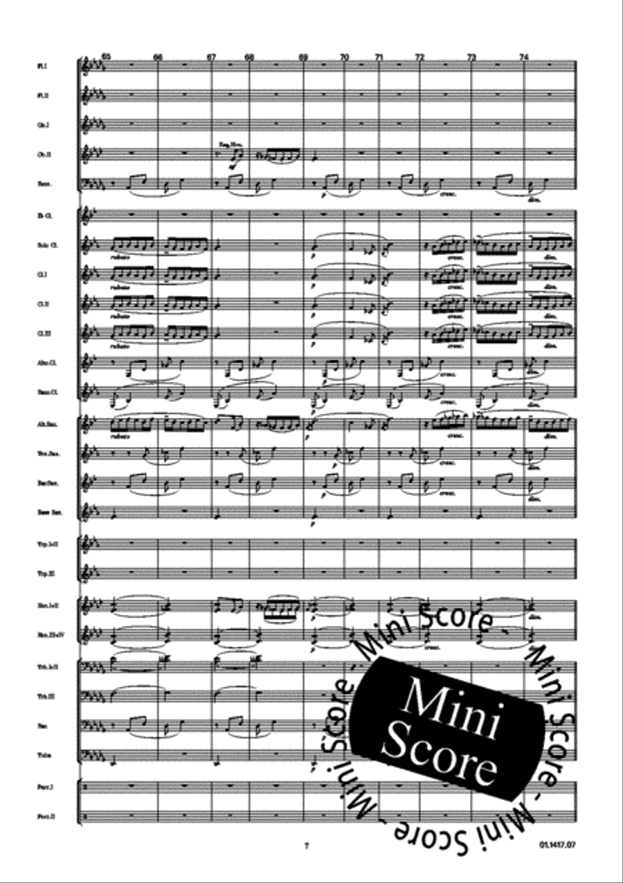 Granada Concert Band scores gallery preview page 13