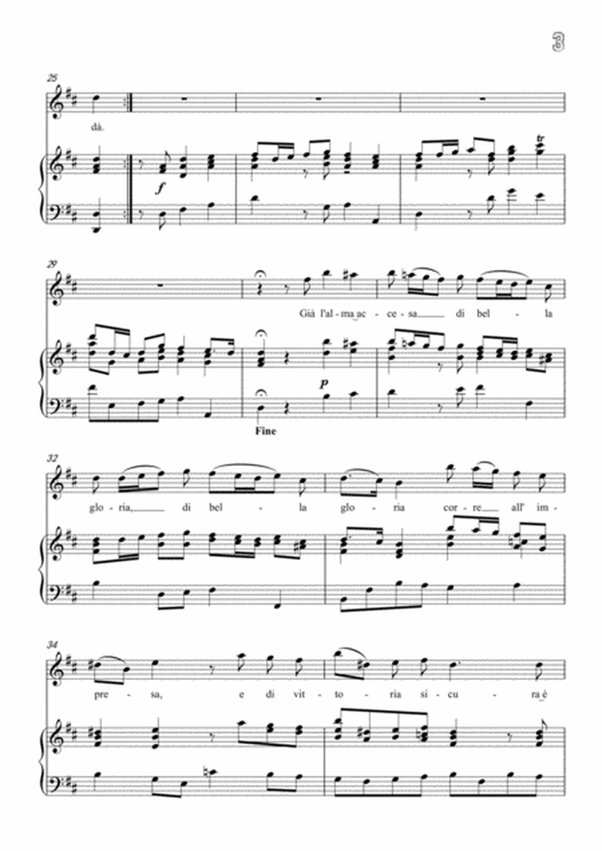 Handel-Servasi alla mia bella…Amor commanda in D Major,for Voice and Piano image number null