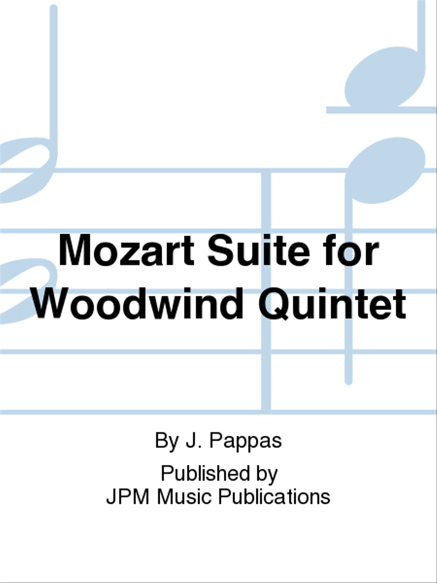 Mozart Suite for Woodwind Quintet Woodwind Quintet scores gallery preview page 1