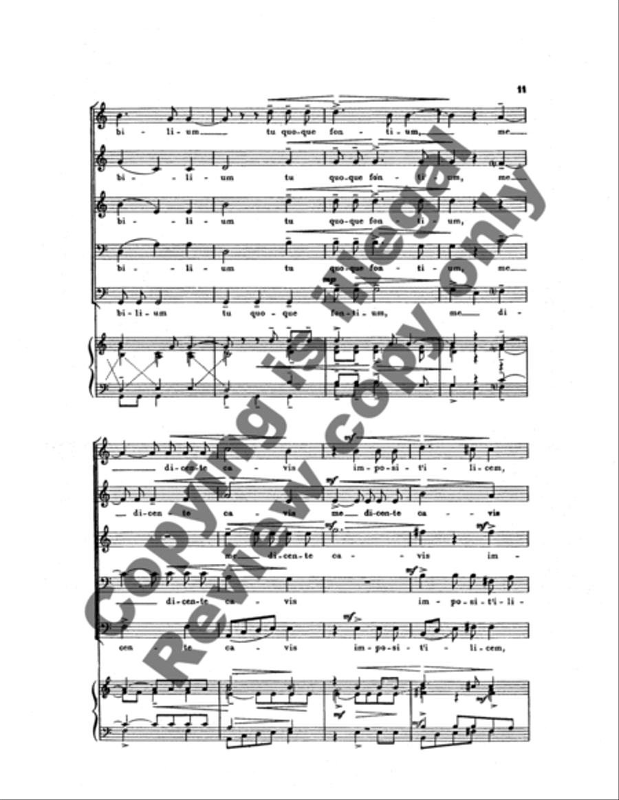 O fons Bandusiae, splendidior vitro SSATBB scores gallery preview page 18