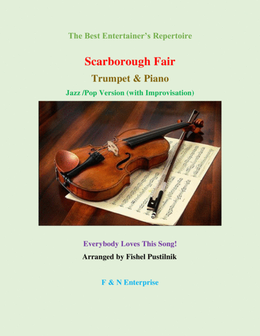 "Scarborough Fair" for Trumpet and Piano-Jazz/Pop Version with Improvisation image number null