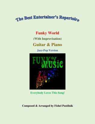 Book cover for "Funky World" for Guitar and Piano-Video