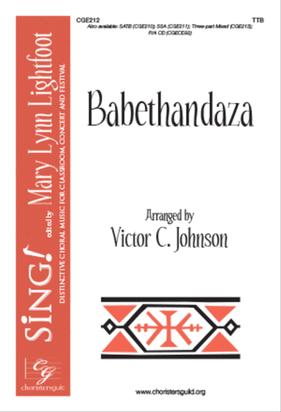 Babethandaza (TTB) TTBB scores gallery preview page 1