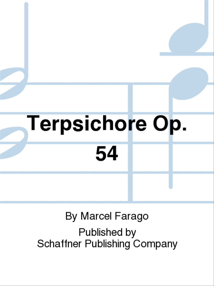 Terpsichore Op. 54 Full Orchestra scores gallery preview page 1